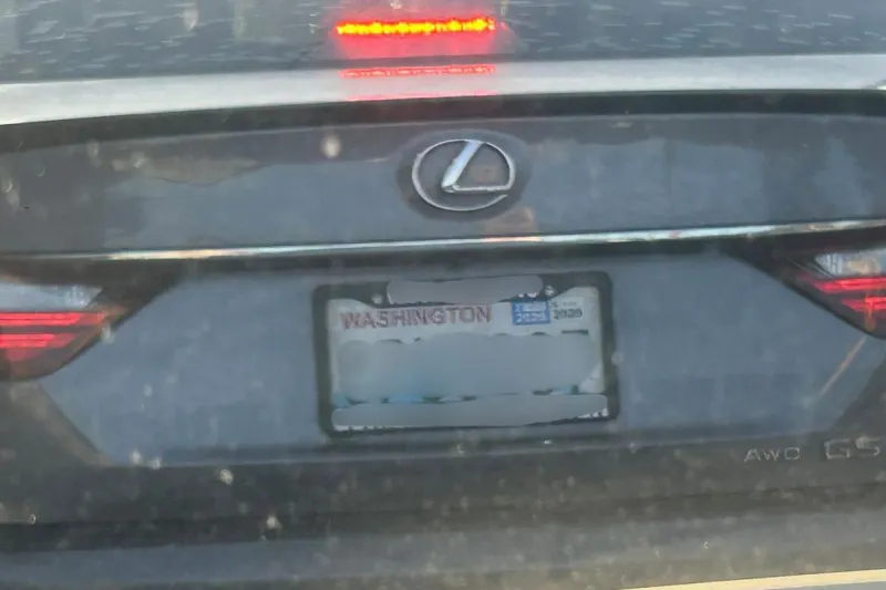 Washington Driver Put Car Tabs on Both Sides. Why?