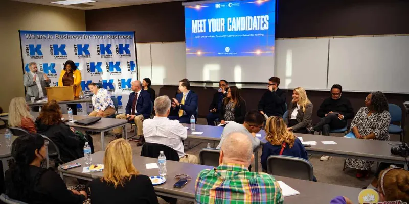 VIDEO: Hear from local candidates as they discuss safety, homelessness, state spending and more at joint chamber showcase