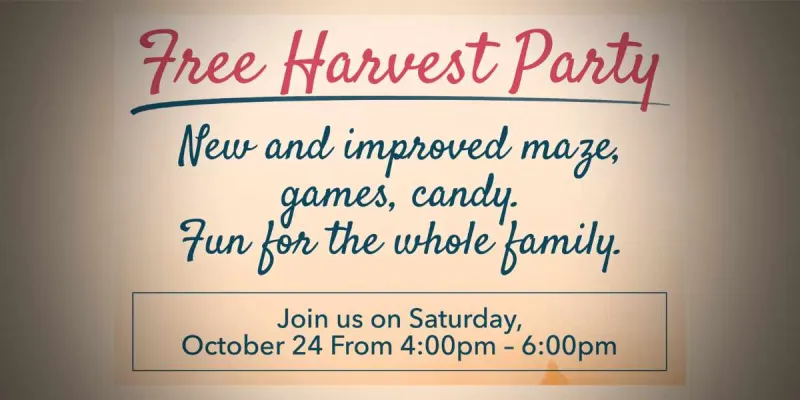Free Harvest Party will bring family fun to Glen Acres Church in Burien this Friday, Oct. 24