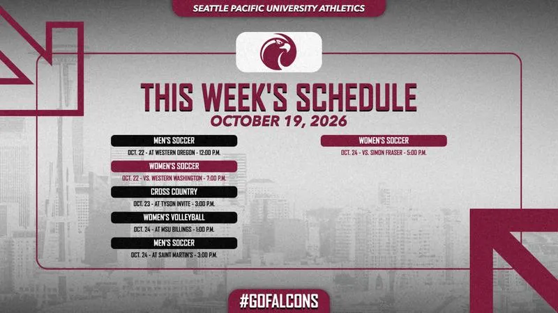 SPU Athletics Weekly Preview: Oct. 19, 2026