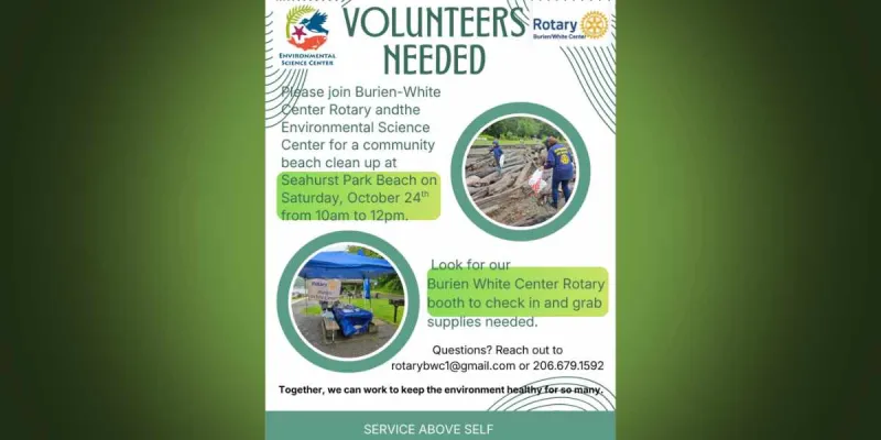 Volunteers needed for Seahurst Park beach cleanup in Burien this Saturday, Oct. 24