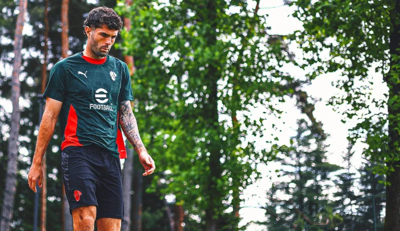 USA's Christian Pulisic Sidelined For AC Milan; Tests Scheduled For Monday