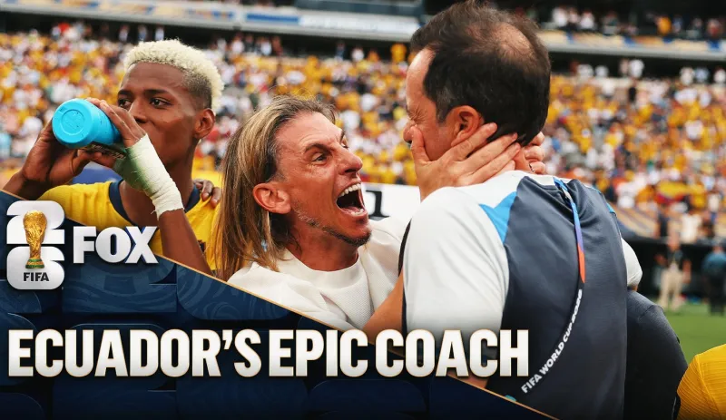 Ecuador Coach Sebastin Beccacece Jumps Into Stands During Historic Win