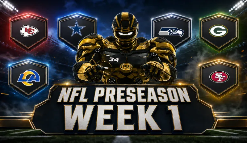 2026 NFL Preseason Week 1 Schedule: Dates, Times, TV Channels, How to Watch