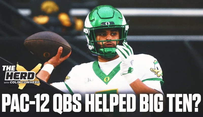 Former Pac-12 Quarterbacks 'Transforming' The Big Ten? Klatt, Cowherd Weigh In