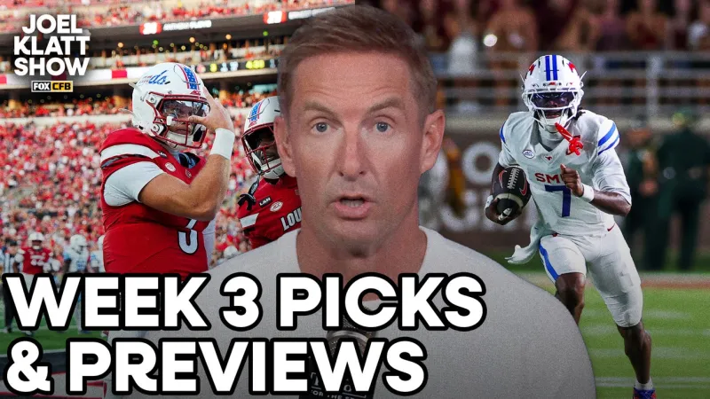 Do LSU, Lane Kiffin Top Ole Miss? SMU Stays Hot? Joel Klatt's Week 3 CFB Picks