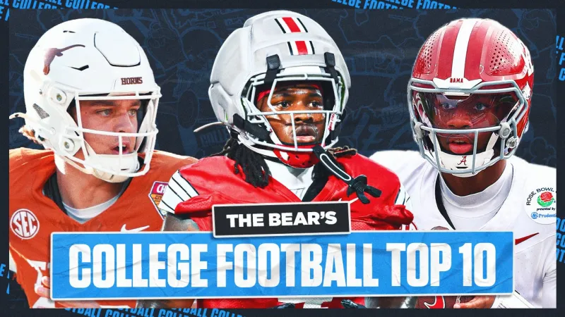 Chris 'The Bear' Fallica's 2026 College Football Top 10 - Week 6