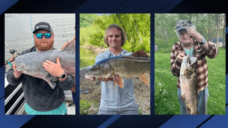 DNR: Three record-breaking fish hauled from West Virginia waters this spring