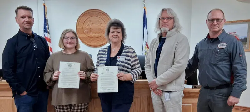 Randolph County Commission signs Proclamations