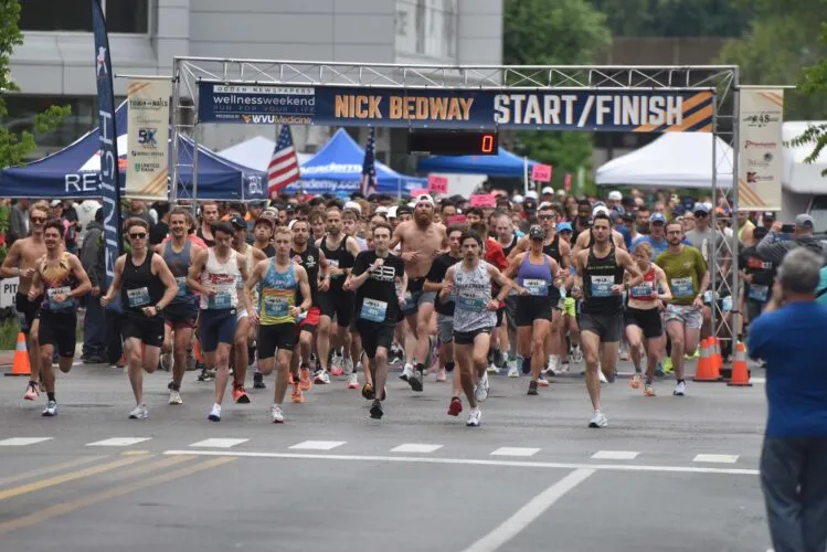 Photo gallery: 48th Annual Ogden Half Marathon Classic Kicks off in Downtown Wheeling