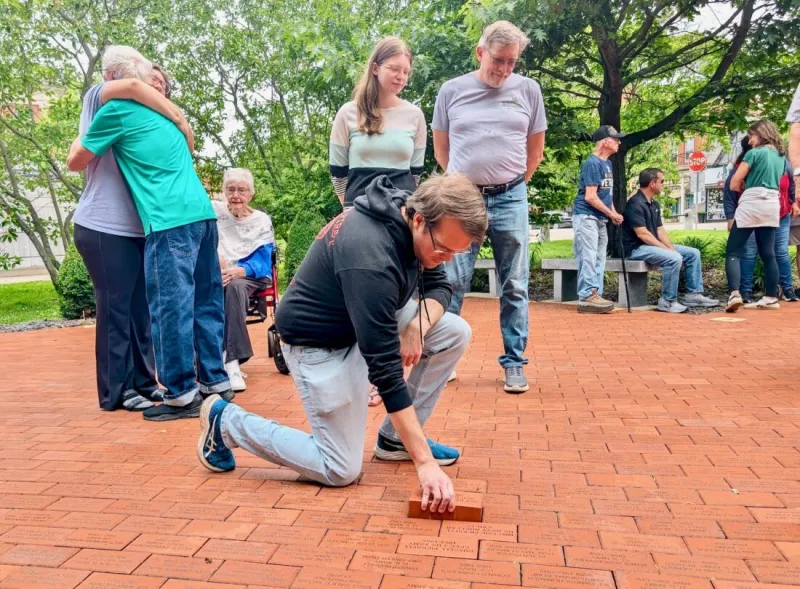 Veterans honored with brick placements at Armory in Marietta