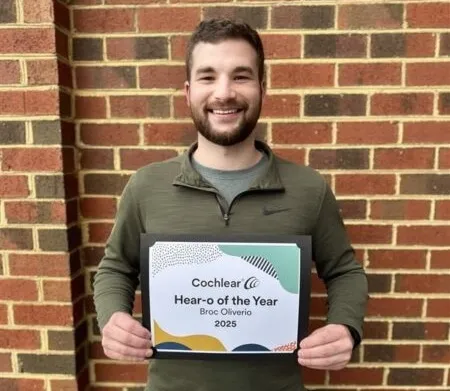 Bridgeport Alum is a Hear-O: Broc Oliverio Recognized for Cochlear Implant Advocacy