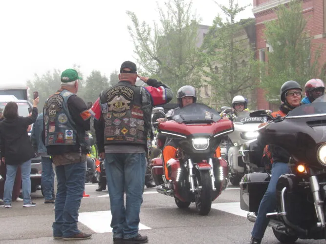 Riders Pause In St. Clairsville To Remember Fallen Service Members