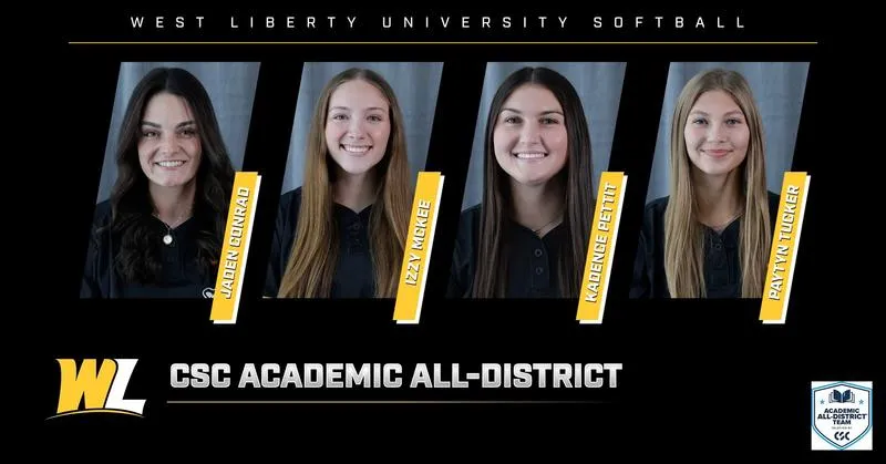 West Liberty Softball Lands Four on CSC Academic All-District Team