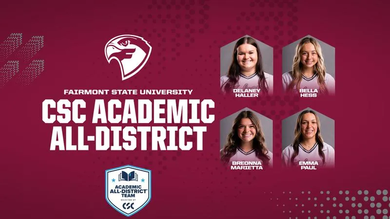 Four Falcons from Softball Named CSC Academic All-District