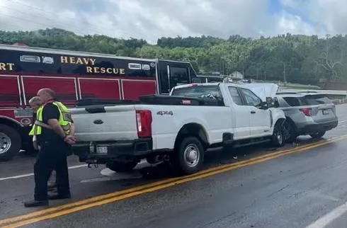 Four Vehicles Likely Totaled, Two Transports Required after Johnson Avenue, Mall Road Intersection Wreck