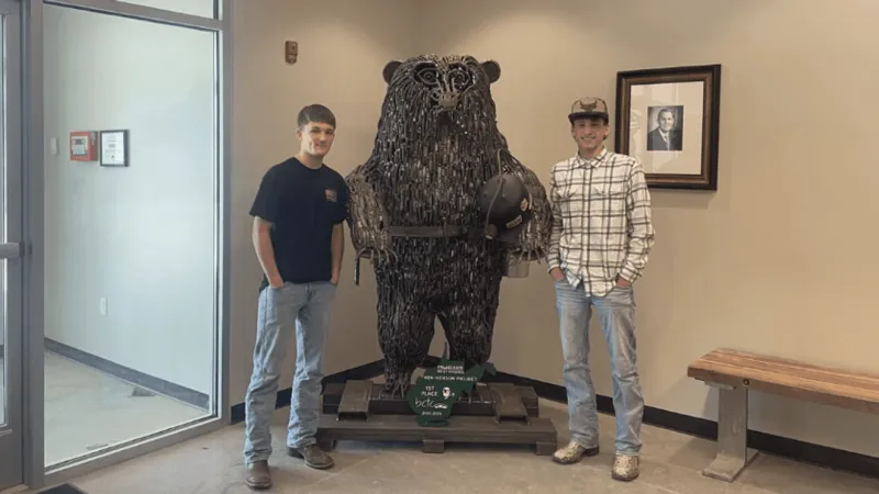 Boone County Technical Center students win Nucor steel sculpture contest