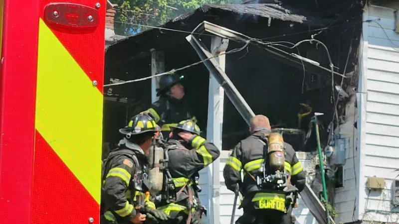 Charleston house fire hospitalizes elderly resident, emergency crews say