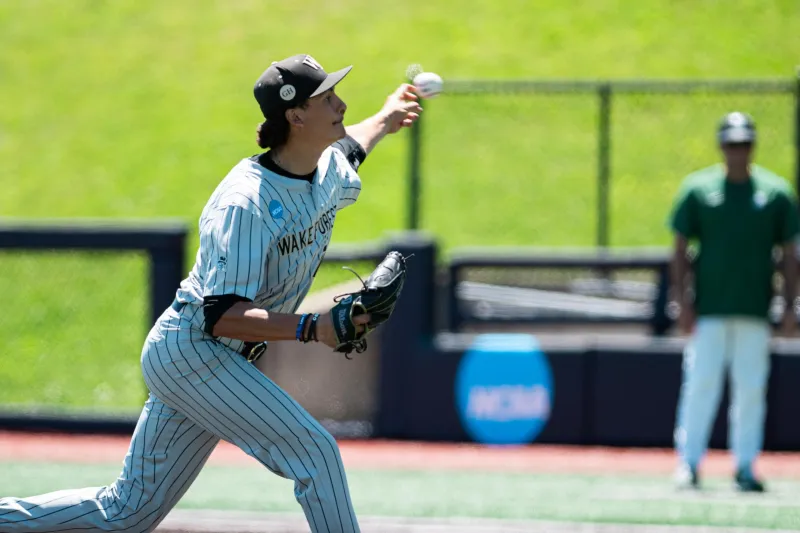 No. 2 Wake Forest rolls past No. 4 Binghamton to stay alive in Morgantown Regional