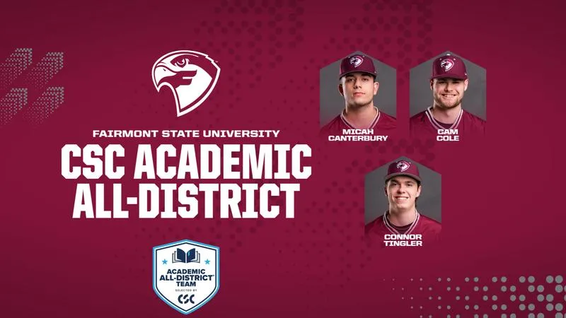 Three Members of the Baseball Team Named CSC Academic All-District