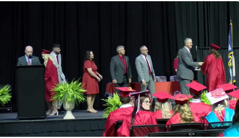 Poca High School kicks of Putnam County graduation ceremonies Tuesday