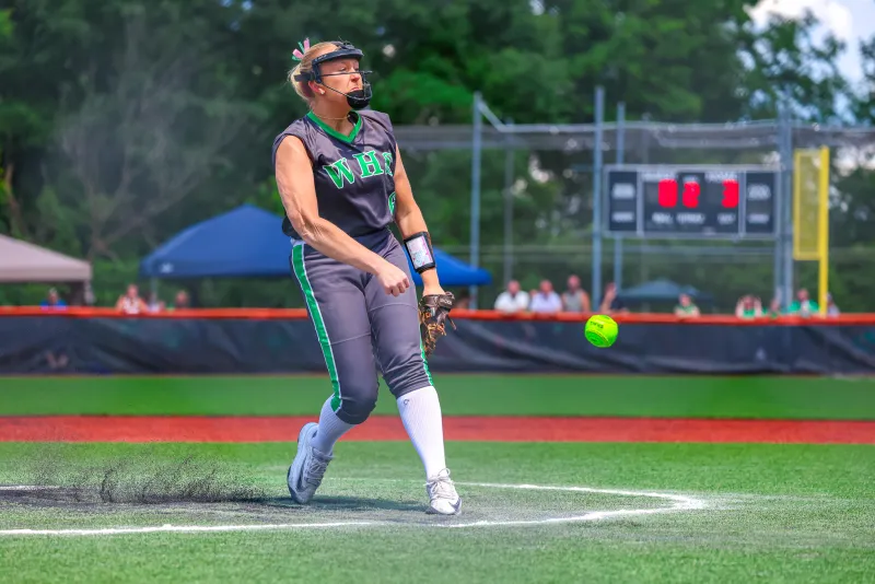 Carroll perfect over 5 frames to lead Winfield in 8-0 victory against Brooke