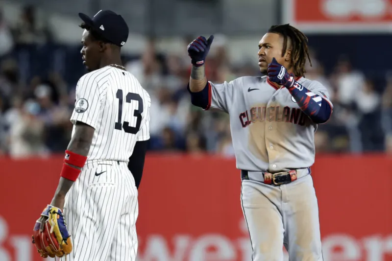 Ramrez doubles in 3 straight at-bats as the Guardians beat the Yankees 9-4