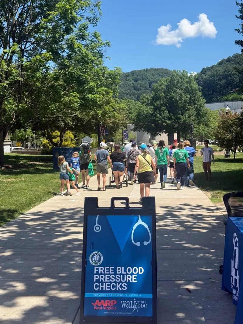 AARP West Virginia and Kanawha-Charleston Health Department launch Walk with a Doc in Capital City