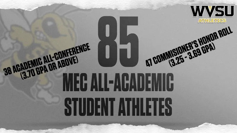 WVSU has 85 student-athletes earn MEC academic honors