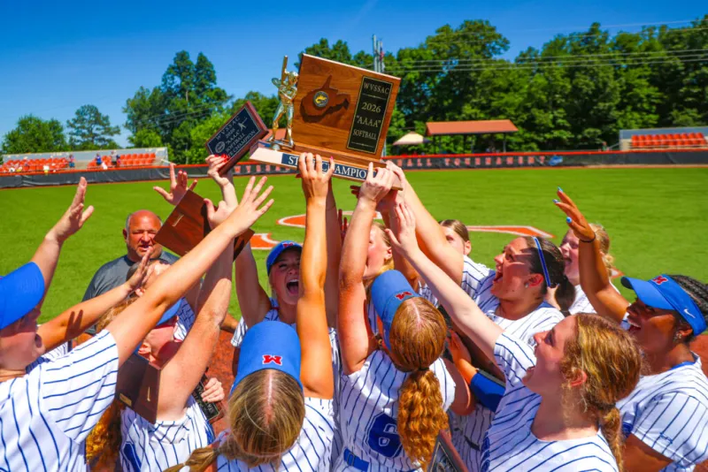 Morgantown High softball claims program's first-ever state championship with 8-0 shutout of crosstown rival University