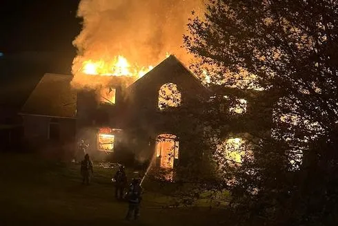 Huge First Responder Presence to Massive Structure Fire of Home; One Flown to Pittsburgh Burn Center