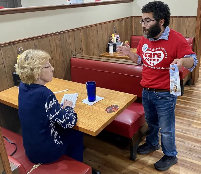 Parsi listens to residents' concerns in Mary B's stop