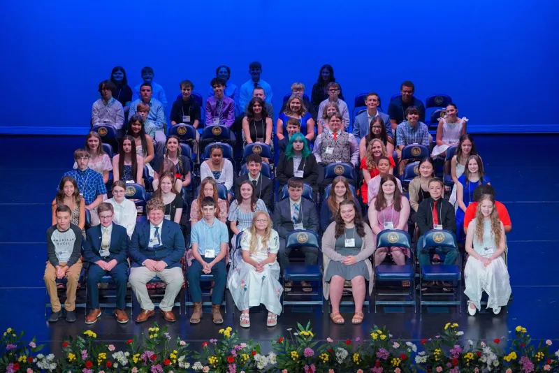 225 West Virginia eighth graders knighted as 95th annual Golden Horseshoe class