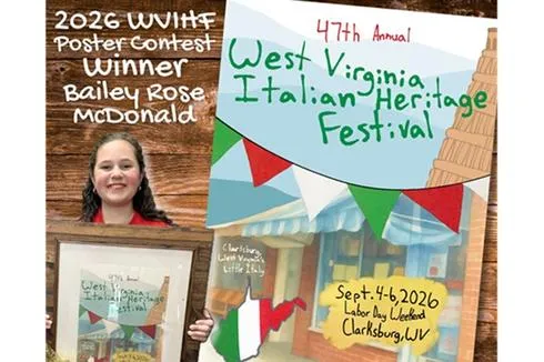 Bridgeport's Bailey McDonald Named Poster Winner of the 2026 West Virginia Italian Heritage Festival