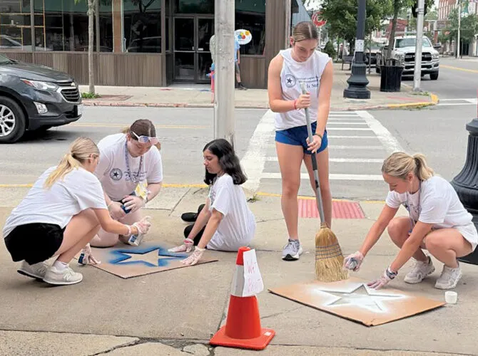 Girls State participants help with fundraiser