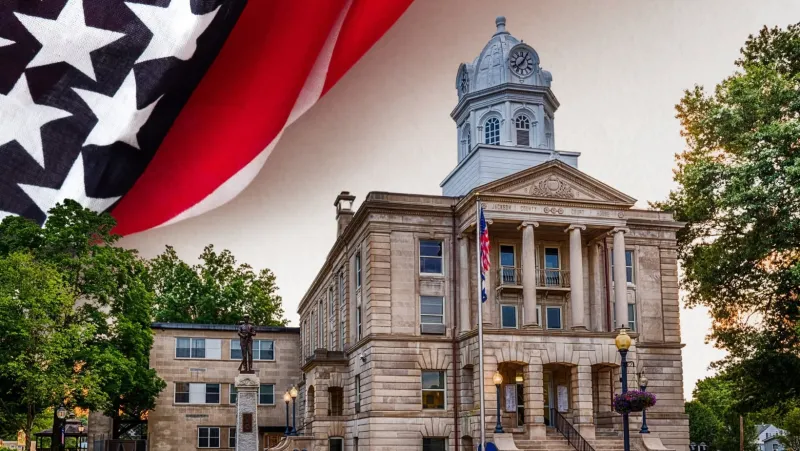 Jackson County restores courthouse roof, clock ahead of Ripley July 4 celebration