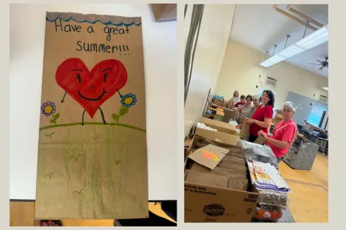 Expressions of Love Partners with Kelly Miller Community Center to Provide "Grab a Bag" Lunches to School Children