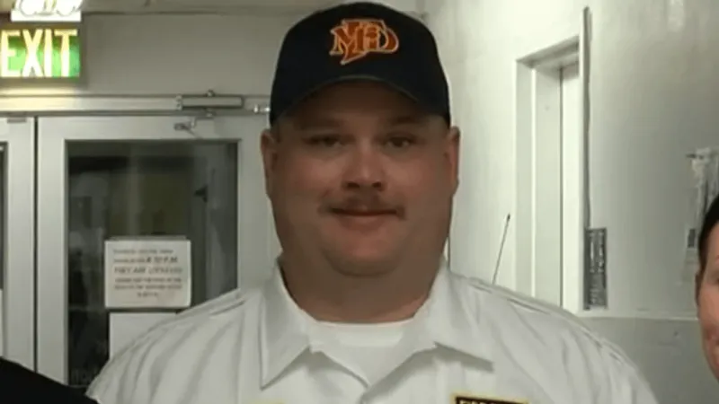 Former fire chief arrested, facing distribution and exhibiting materials charge