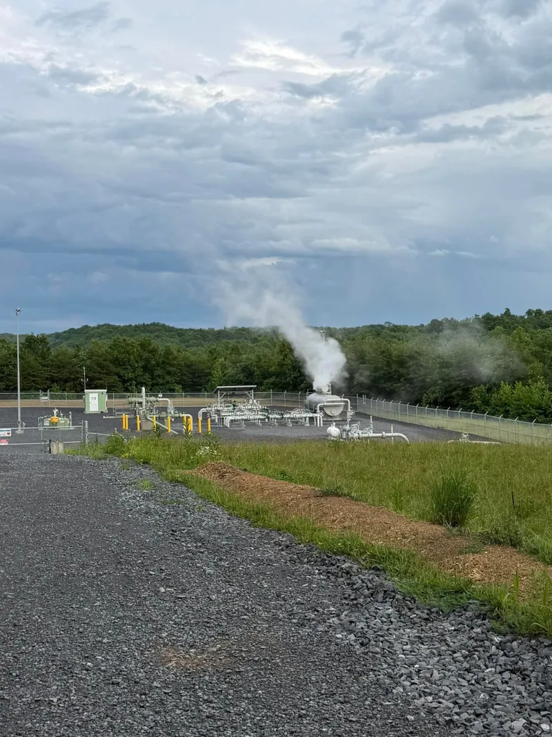 Discharge at natural gas facility closes down U.S. 522 temporarily on Sunday