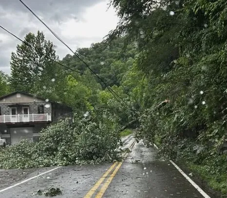 Severe weather moves across West Virginia