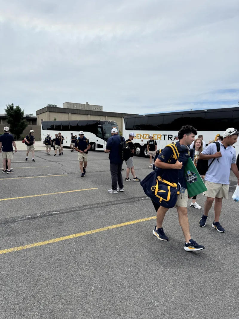 WVU baseball team returns home from Omaha, Coach Sabins looks ahead to next season