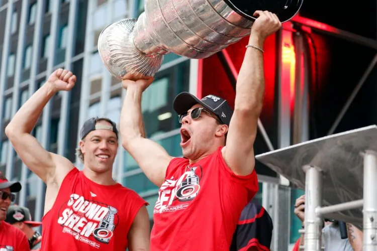 Hurricanes Fans Jam Into Downtown Raleigh