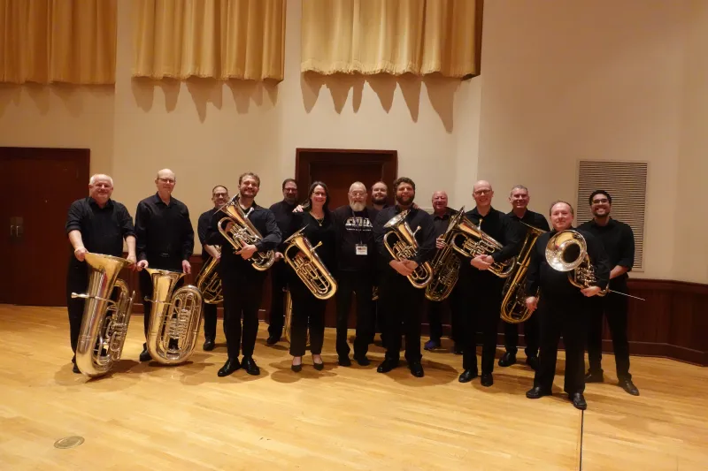 Dr. Lloyd Bone Selected Performs in National Tuba and Euphonium Ensemble