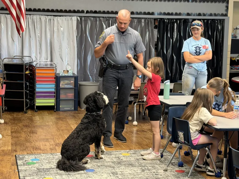 Rain didn't stop the 49th annual Safetytown at Phillips Elementary