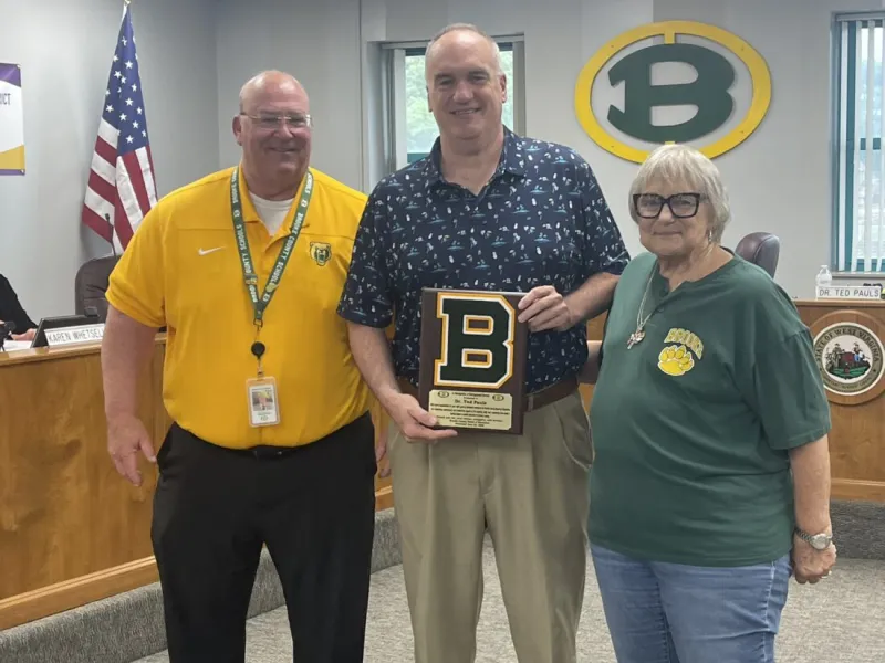 Brooke board honors Pauls