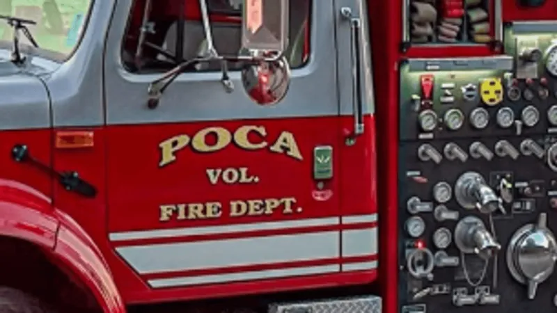 Poca firefighter injured after falling through floor while inspecting alarm