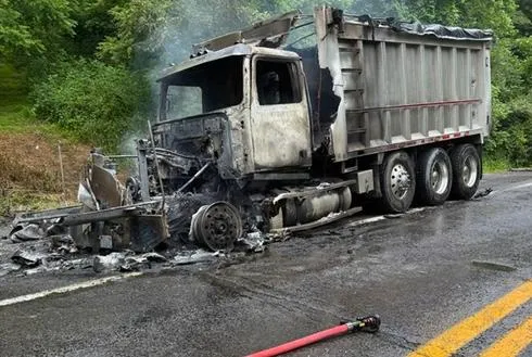 Harrison County Roadway Closed for More Than Hour as First Responders Snuff Out Dump Truck Blaze