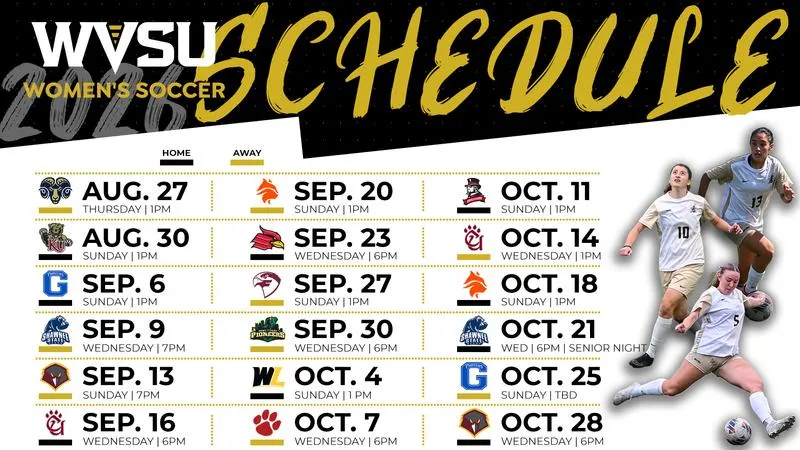 WVSU announces 2026 women's soccer schedule