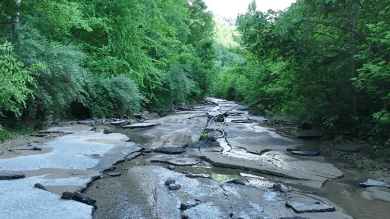 WATCH: Video shows the aftermath of flash flooding in Boone County