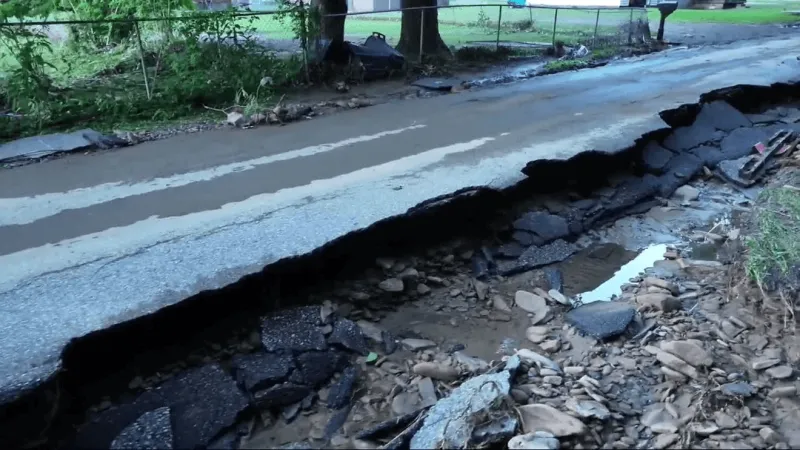 Boone County residents seek extensive help as floodwaters recede, roads left torn up